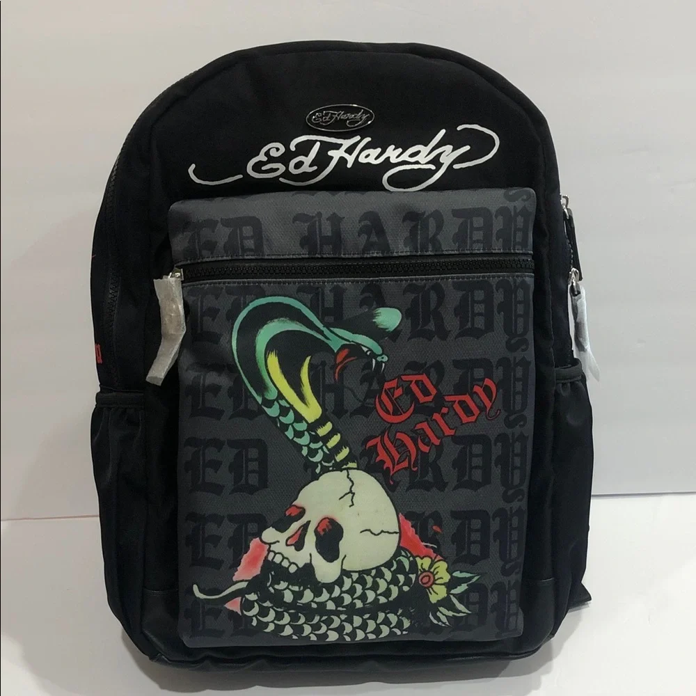 Ed Hardy | Bags | Ed Hardy Black Padded Laptop Friendly  display picture 1